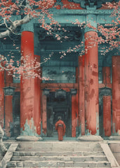 Japanese Landscape Samurai Geisha Bonsai Torii Gate Sakura Art Poster Canvas Painting Wall Prints Picture for Room Home Decor
