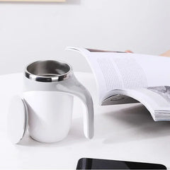 Portable Automatic Stirring Cup Rechargeable Coffee Electric Stirring Stainless Steel Rotating Magnetic Household Drinking Tools