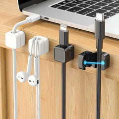 Magnetic Cable Clips Organizer Wire Holder Desk