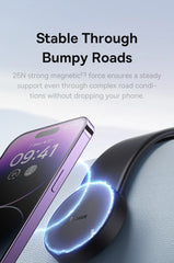 Magnetic Foldable Car Phone Holder for Dashboard