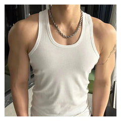 High Tuality Slim-fit Stretch Vest Sleeveless Base Shirt Short Sleeve Tee Oversized T-shirt Summer Men Clothing Sports shirt Top SHOWLU FASHION STORE