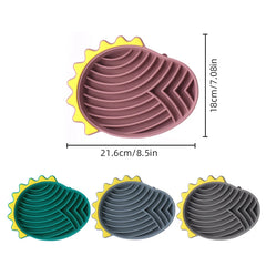 Pet supplies Slow Food Bowl Anti-Knockover Anti-Slip Dog Bathing Distraction Silicone Dog Sucker Food Training Feeder Supplies