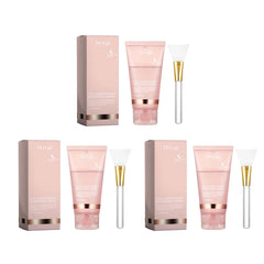 Three sets of Hoygi collagen night wrapping masks, each with a tube and a silicone applicator.