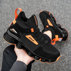 Men's Running Shoes 2025 New Product Elastic Sole Sports Shoes Men's Buffer Running Sports Shoes Size 39-46