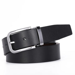 Pin Buckle Cowskin Belts for Men High Quality Men's Leather Belt Designer Strap Male Fashion Luxury Brand Waist Accessories