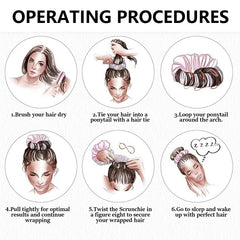 Heatless Hair Curling Ribbon