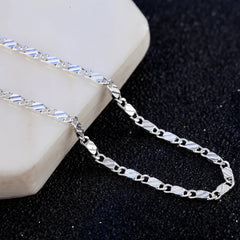 Exquisite Fashion 18K Gold Filled Necklace For Women Men Size 16-30 Inch Jewelry Chain Wholesale