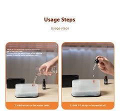 HOMEFISH Mini Aroma Humidifier