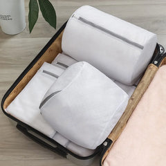 Versatile Shoe Washing Bag - Durable Mesh Laundry Bag for Sneakers, Running Shoes, Socks & Bras with Zipper Closure, Laundry Bag