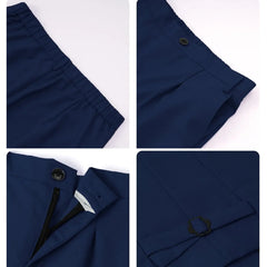 Suit for Kids Boys Wedding Formal Outfit Set Children Gentleman Ring Bearer Clothings Perform Tuxedo Vest + Pants + Blazer 3PCS