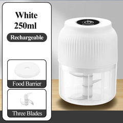 Mini Electric Blender Portable 3 Blade 250ml Cup