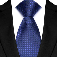 Luxury 8CM Men's Necktie Classic Neck Ties For Man Wedding Business Party Polka Dot Jacquard Woven Ascot Accessories Gift