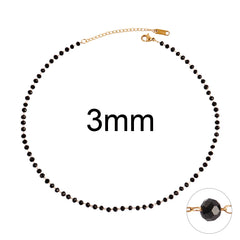 Stainless Steel Necklaces For Women Simple Pearl Necklace Choker Necklace Handmade Strand Bead Chain Necklace Fashion Jewelry