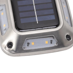 8 LED Solar Ground Light Waterproof IP65 Warm Garden Lamp