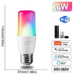Smart WiFi Adjustable Color LED Spotlight Bulb