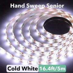Flexible USB LED strip light in warm white from Showlu Smart General, showing the tape illuminated with a soft glow.