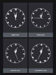 LED Wall Clock Projector