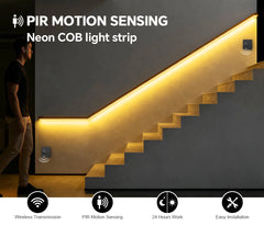 COB Motion Sensor LED Strip Light Kit