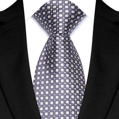 Luxury 8CM Men's Necktie Classic Neck Ties For Man Wedding Business Party Polka Dot Jacquard Woven Ascot Accessories Gift