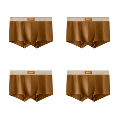 4 pcs Men Underwear Cotton BoxerShorts Hombre Panties Man Breathable Underpants Sexy Sports Comfort Male Boxers Large Size L-7XL