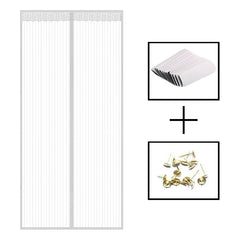 Magnetic Mesh Door Curtain Anti Mosquito Screen Self Adhesive