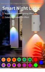VENUSWING Magnetic Motion Sensor RGB Night Light