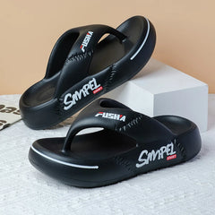 Soft Sole Platform Flip Flops Women 2024 Summer Beach Non Slip Men Slippers Coulple Thick Sole Bathroom Slides Sandals