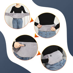 USB Electric Heating Waist Belt Graphene Warm Pad Adjustable