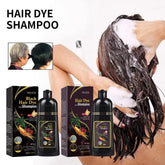 100ml Natural Herbal Hair Dye Shampoo 3 in 1 Hair Color Shampoo for Gary Hair Dark Brown Black for Women & Men Grey Coverage SHOWLU FASHION STORE