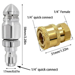 Gutter Cleaning Pressure Washer Attachment