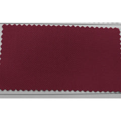 A rectangular fabric swatch in a deep burgundy color with a visible diagonal twill weave.
