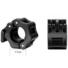 1Pair Weight Lifting Bar Barbell Locks 25mm Quick Release Safety Clip Colorful Dumbell Clips for Weightlifting Strength Training