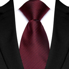Luxury 8CM Men's Necktie Classic Neck Ties For Man Wedding Business Party Polka Dot Jacquard Woven Ascot Accessories Gift