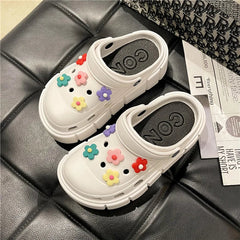 Summer Women Slippers Platform Clogs Outdoor Garden Shoes Female Pool Sandals Bathroom Flip Flops Mules Ladies Beach Slides SHOWLU FASHION STORE