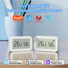 Smart WiFi Temperature Humidity Sensor App Control Zigbee