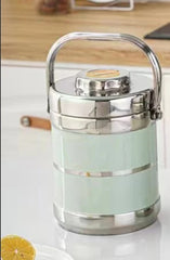 Thickened Stainless Insulated Lunch box 1400ML Steel Food Container Portable Durable Lunch box for Adult Kid Kitchen Accessories