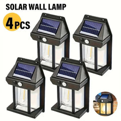 Solar Motion Sensor Outdoor Wall Light