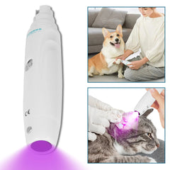 Electric Pet Nail Grinder USB Rechargeable Dog Nail Clippers Elektrische Nail Grinder With Led Light Nail Grooming Trimmer