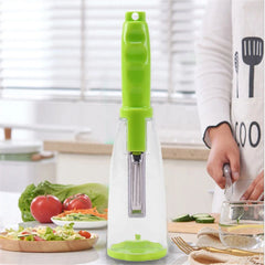 Multifunctional Storage Type Peeling Knife Peeling Knife With Storage Tube Peeler Peeling Apple Supplies Household Peeling Knife