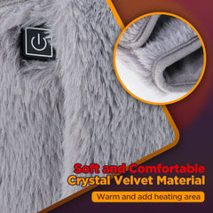 USB Electric Heating Waist Belt Graphene Warm Pad Adjustable