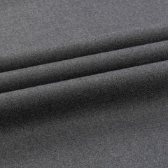 Men's Quality Wool Blend Long Sleeve Solid Dress Shirts Without Pocket Comfortable Soft Regular-fit Smart Casual Office Shirt