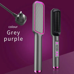 Electric Hair Straightener Comb 220°C Fast Heat