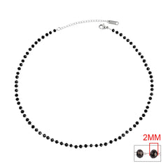 Stainless Steel Necklace White Imitation Pearl Necklace Temperament Clavicle Chain Pearl Choker Necklaces For Women Jewelry