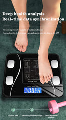 Digital Body Weight Scale Smart Glass Bathroom Scale 200kg