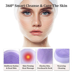 Silicone Facial Cleansing Brush Rechargeable