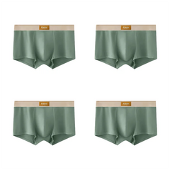4 pcs Men Underwear Cotton BoxerShorts Hombre Panties Man Breathable Underpants Sexy Sports Comfort Male Boxers Large Size L-7XL