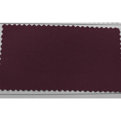 A rectangular fabric swatch in a deep burgundy color with a visible diagonal twill weave.