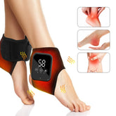 Heating Foot Massager Electric Vibration Relaxation Ankle Massager Warm Ankle Brace Joint Sprain Support Ankle Protection