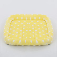 Pet Dog Bed Soft Plush Square Kennel Cat Large Medium Small Dogs Bed Cushion Pet Accessories Cat Dog Sleep Pad House