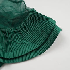 Elegant African Dresses For Women 2025 New Fashion Ruffle Wedding Party Midn Dress Plus Size Turkey Sequin Evening Gown